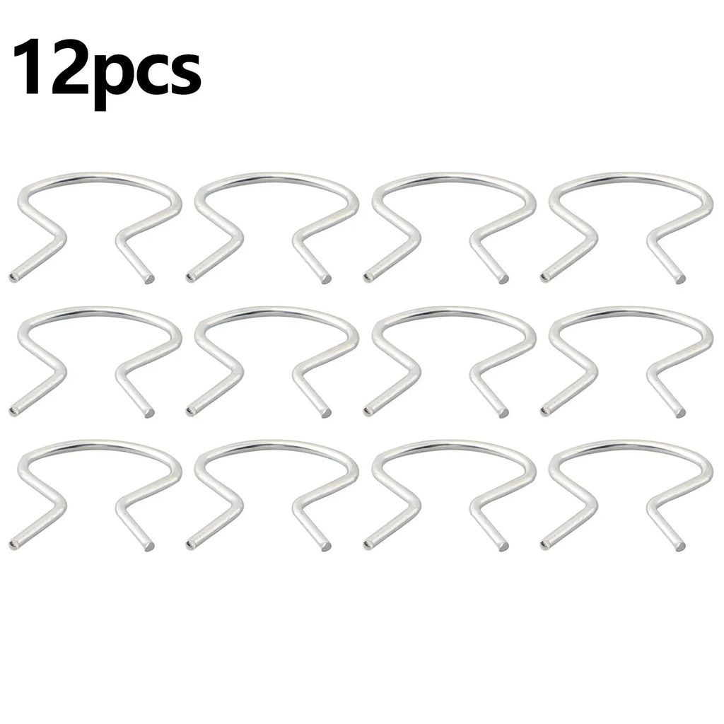 Crank Retainer / 12-Pcs / Door Handle Horseshoe Clip Left Plastic for Vehicle
