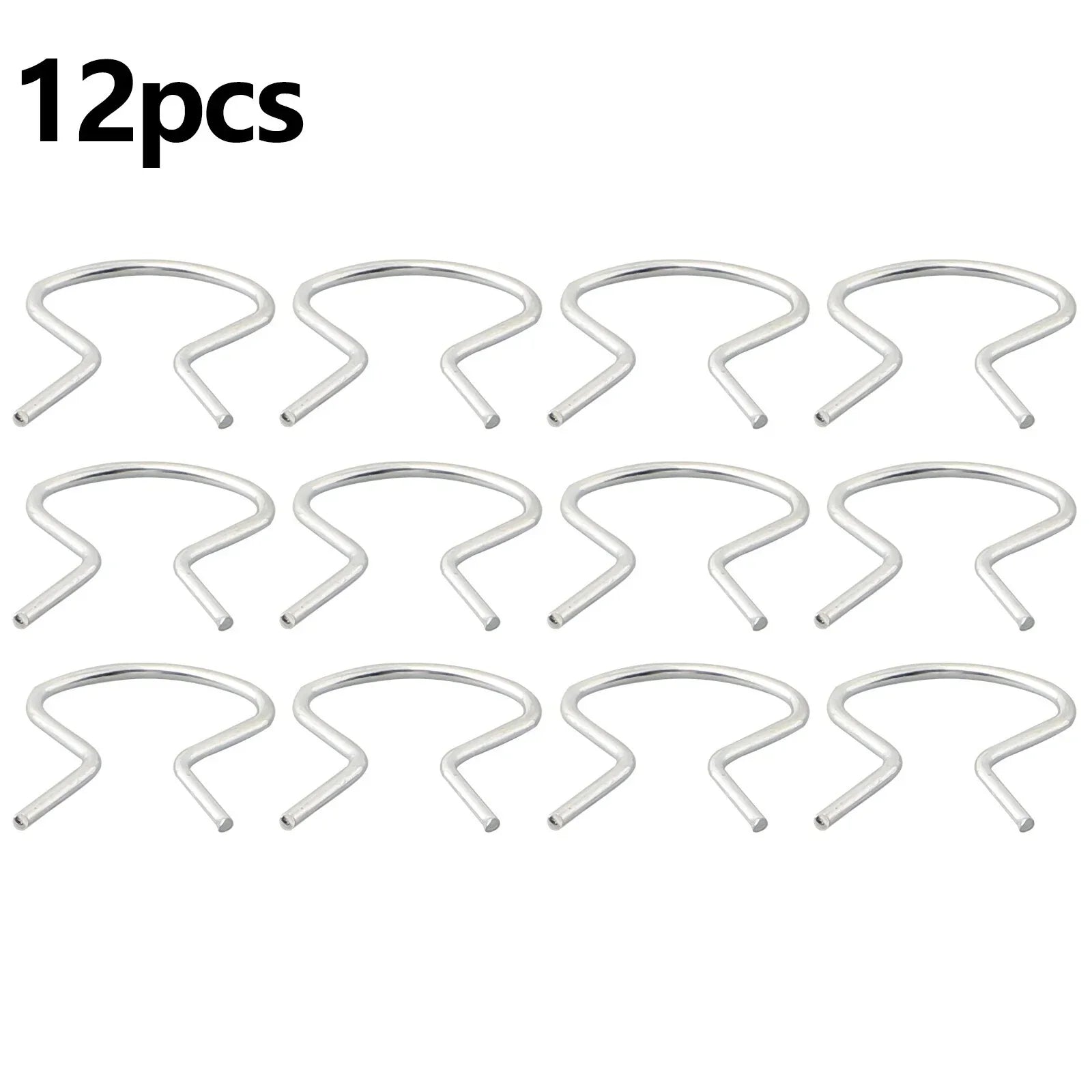 Crank Retainer / 12-Pcs / Door Handle Horseshoe Clip Left Plastic for Vehicle