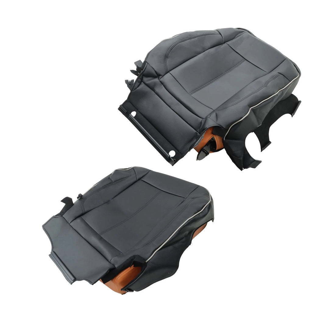 Seat Cushion & Backrest for Hummer H3 (2006–2010) Black Leather