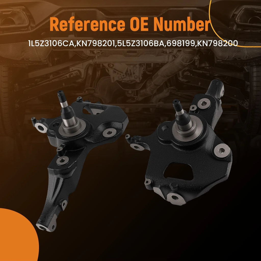 RWD Pair Front Steering Knuckles for Ford Explorer Ranger (2002–2011)