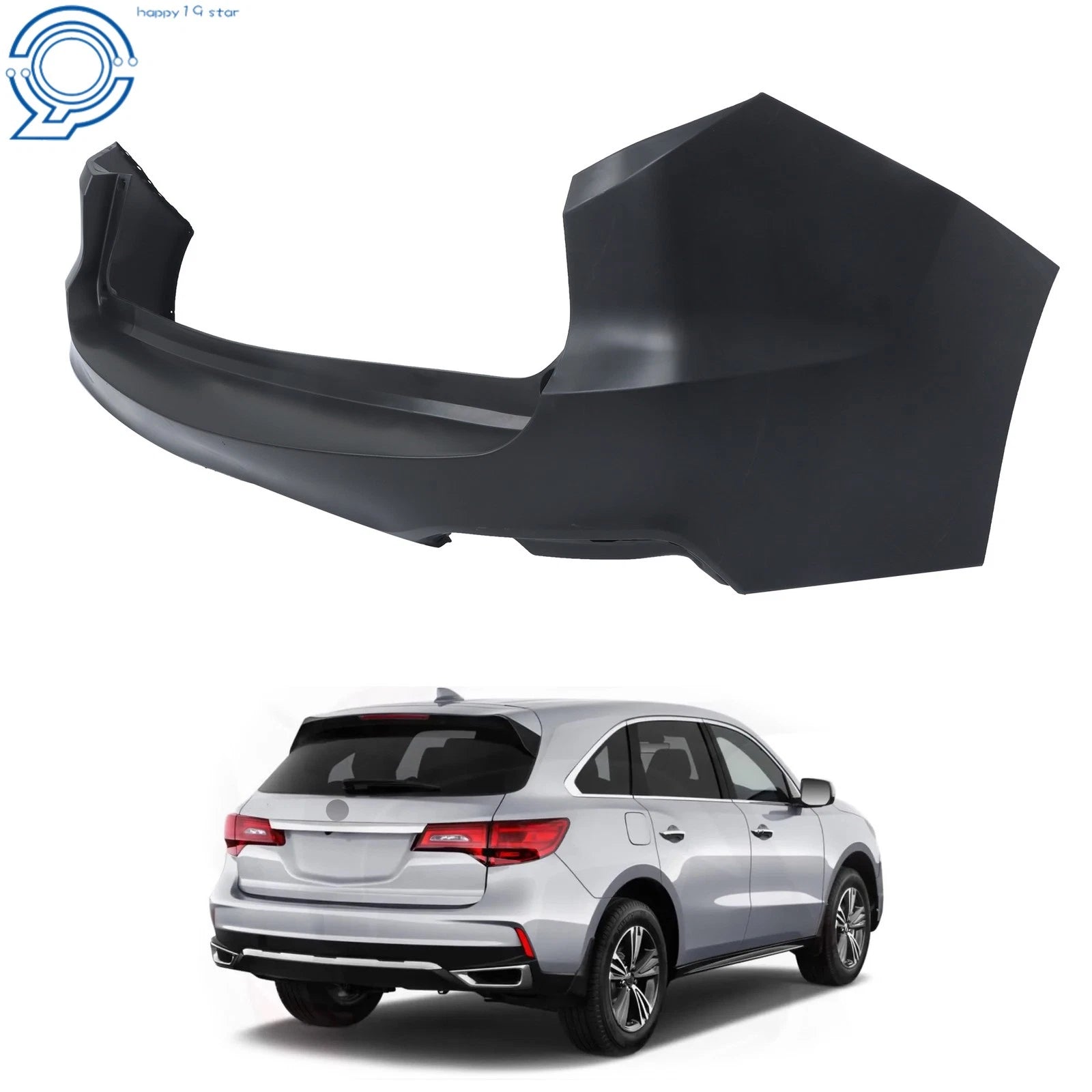 Rear Upper Bumper Cover for Acura RDX (2016–2018)
