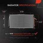 Radiator for Subaru Forester Impreza (1998) Aluminum