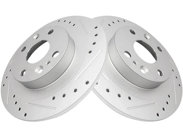 Set of 2 Rear Brake Rotors for Mazda MX3 (1992–1995) GT632QC