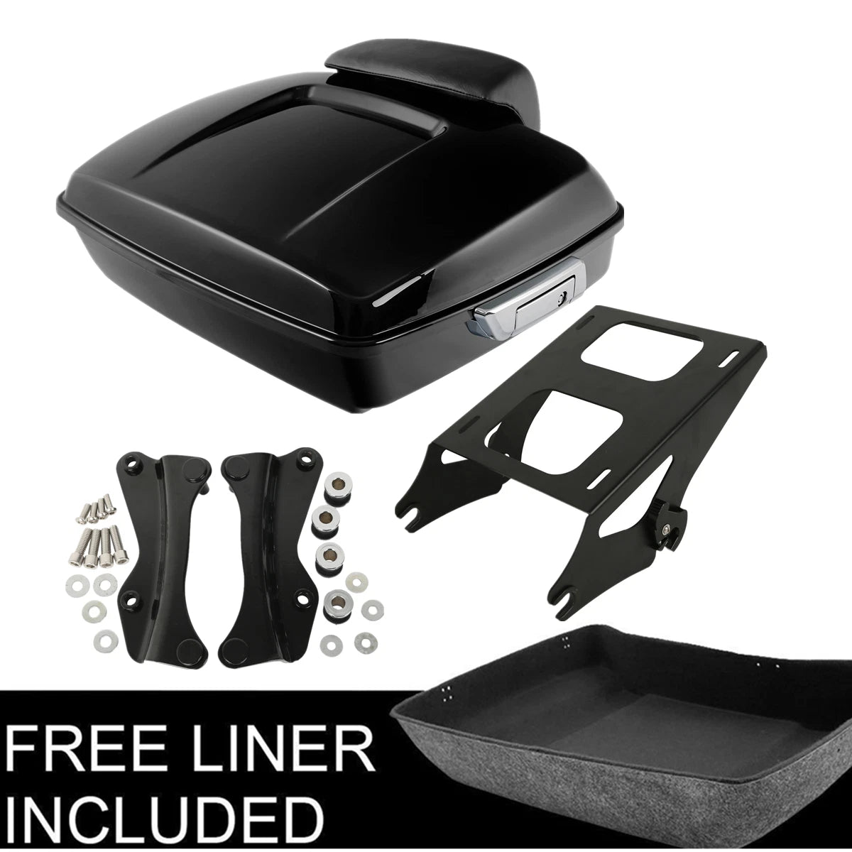 Chopped Trunk Mount Rack for Harley Touring Electra Glide (2014–2024)