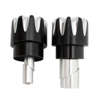 2X CNC Front Axle Nut Cover Protector Chrome for BMW R18 (2020–2023)