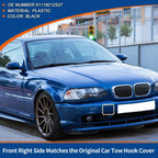 Front Bumper Tow Hook Cover for BMW 525i 528i 530i Black