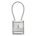 Satin-Chrome Cable Keychain - Officially Licensed for Lincoln