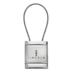 Satin-Chrome Cable Keychain - Officially Licensed for Lincoln