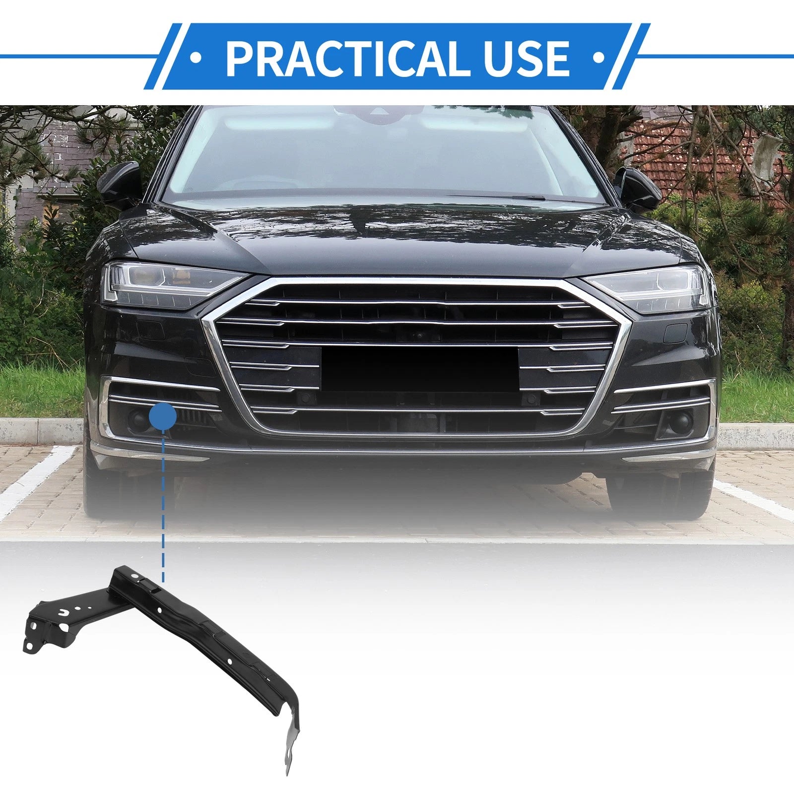 1 Pcs Front Right Bumper Retainer Bracket No. 71140S9A000 for Honda CR-V (2002–2006)