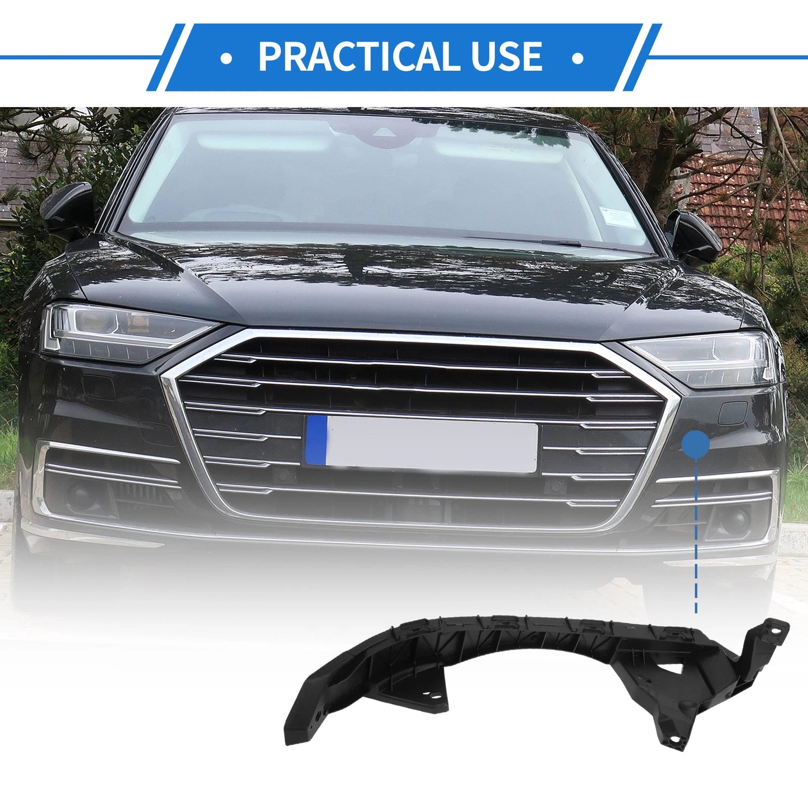 1 Pcs Front Left Bumper Retainer Bracket No. 71190T2AA01 for Honda Accord (2013–2017)