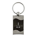 Black Rectangular Wave Keychain - Officially Licensed for Lincoln MKS