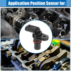 Car Camshaft Position Sensor 3 Pins for Volkswagen Audi (2007–2013) SEB1853 07L906163B