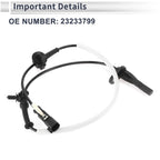 ABS Wheel Speed Sensor No. 23233799 for Chevrolet Colorado (2015–2022) Rear Right
