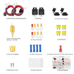Dual Electric Fan Relay Kit for Radiator - Temperature Sensor Switch (N/A)