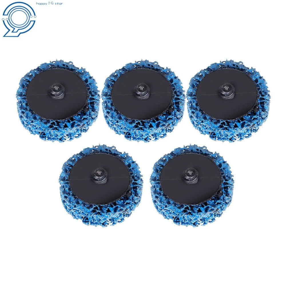 Set of 25 Blue 2 Inch Quick Change Strip & Clean Discs for Paint Rust