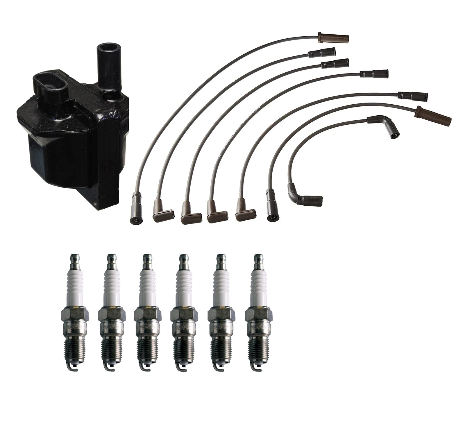 Denso Ignition Coil & Wire Set for Chevy GMC V6 (2000–2006)
