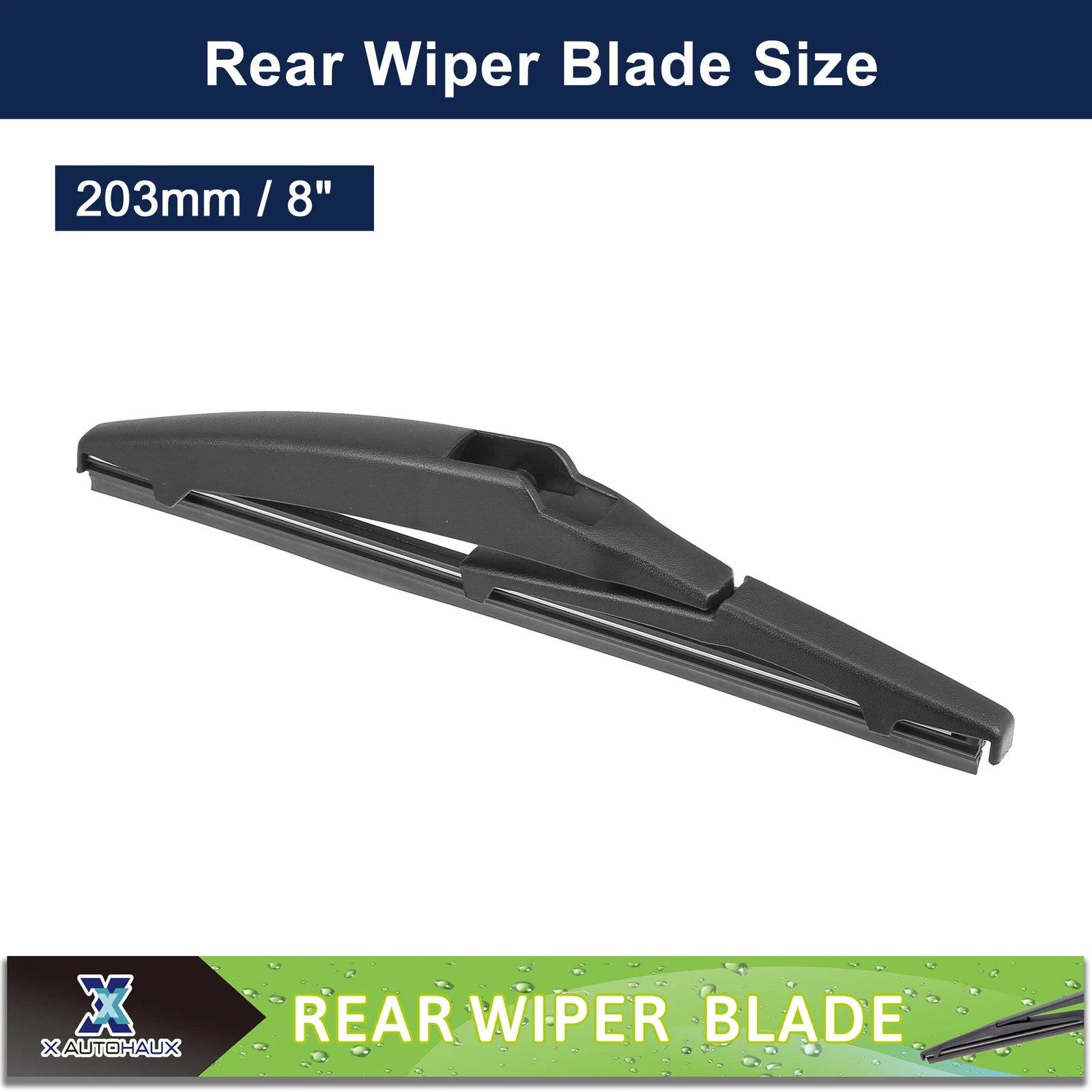 2X Rear Windshield Wiper Blade for Lexus CT200h (2011–2017)