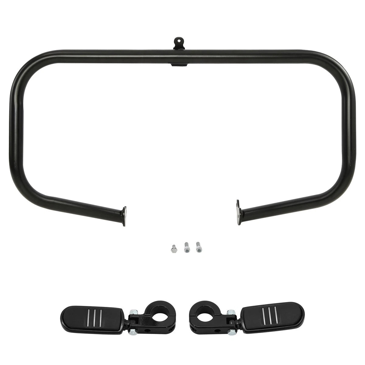 Engine Guard Crash Bar Foot Pegs for Harley Touring Road Glide (2009–2024)