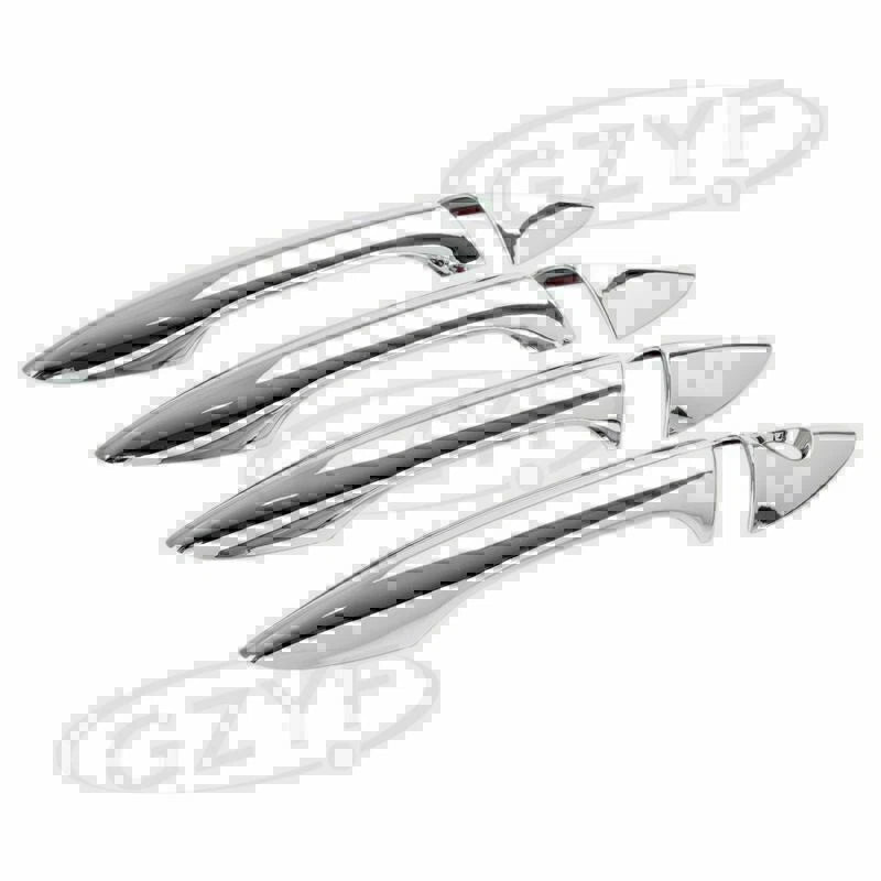 Set of 4 Chrome Door Handle Covers for Hyundai Elantra (2012–2014)