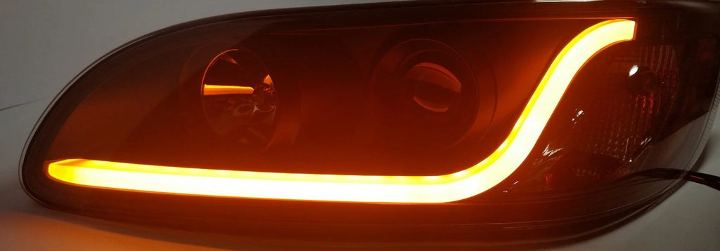 Blackout Headlight with Dual Function LED for Peterbilt (2010–2024)