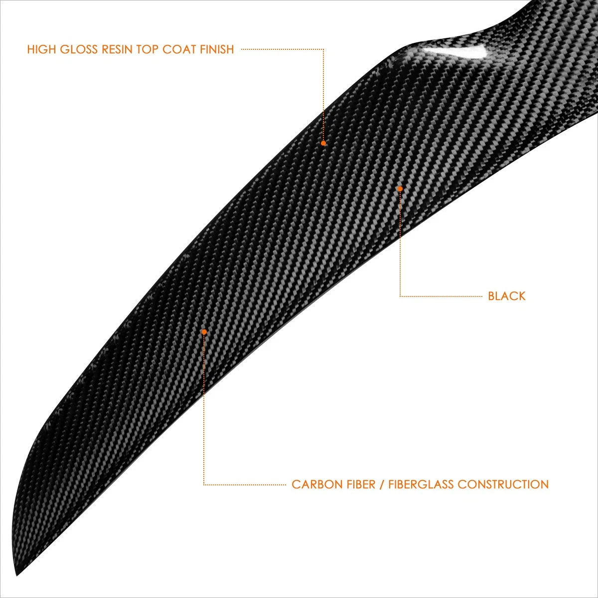 Carbon Fiber V-Style Duck Bill Rear Trunk Lid Spoiler for BMW Z4 E89 (2009–2016)