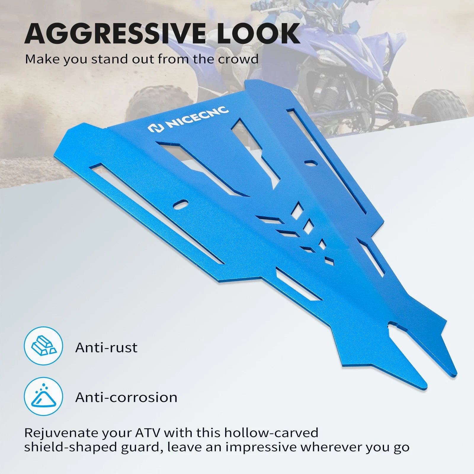 Stabilizer Roost Plate Guard Cover for Yamaha YFZ 450R (2009–Present)