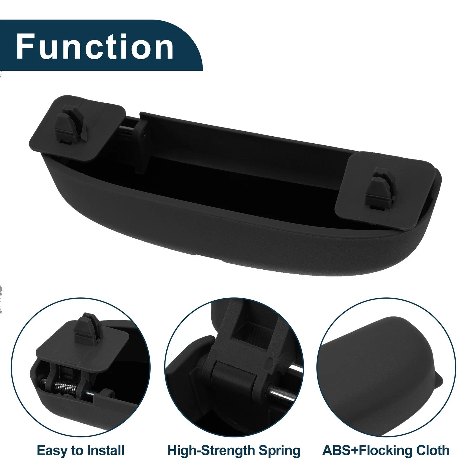 Sunglasses Case for Mercedes-Benz C Class (2015–2021) Eyeglasses Holder Black