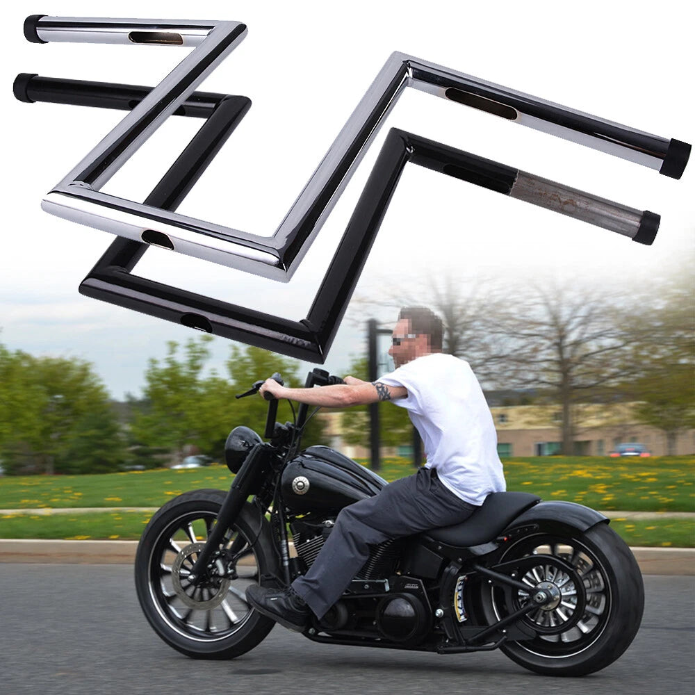 1" Drag Ape Hanger Handlebars for Harley Dyna 883 FXST