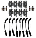 Set of 8 Ignition Wires & 8 Spark Plugs for Cadillac Chevy GMC V8
