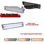 Switchback LED Clear DRL Signal Lights for Oldsmobile Cutlass Supreme (1981–1988)