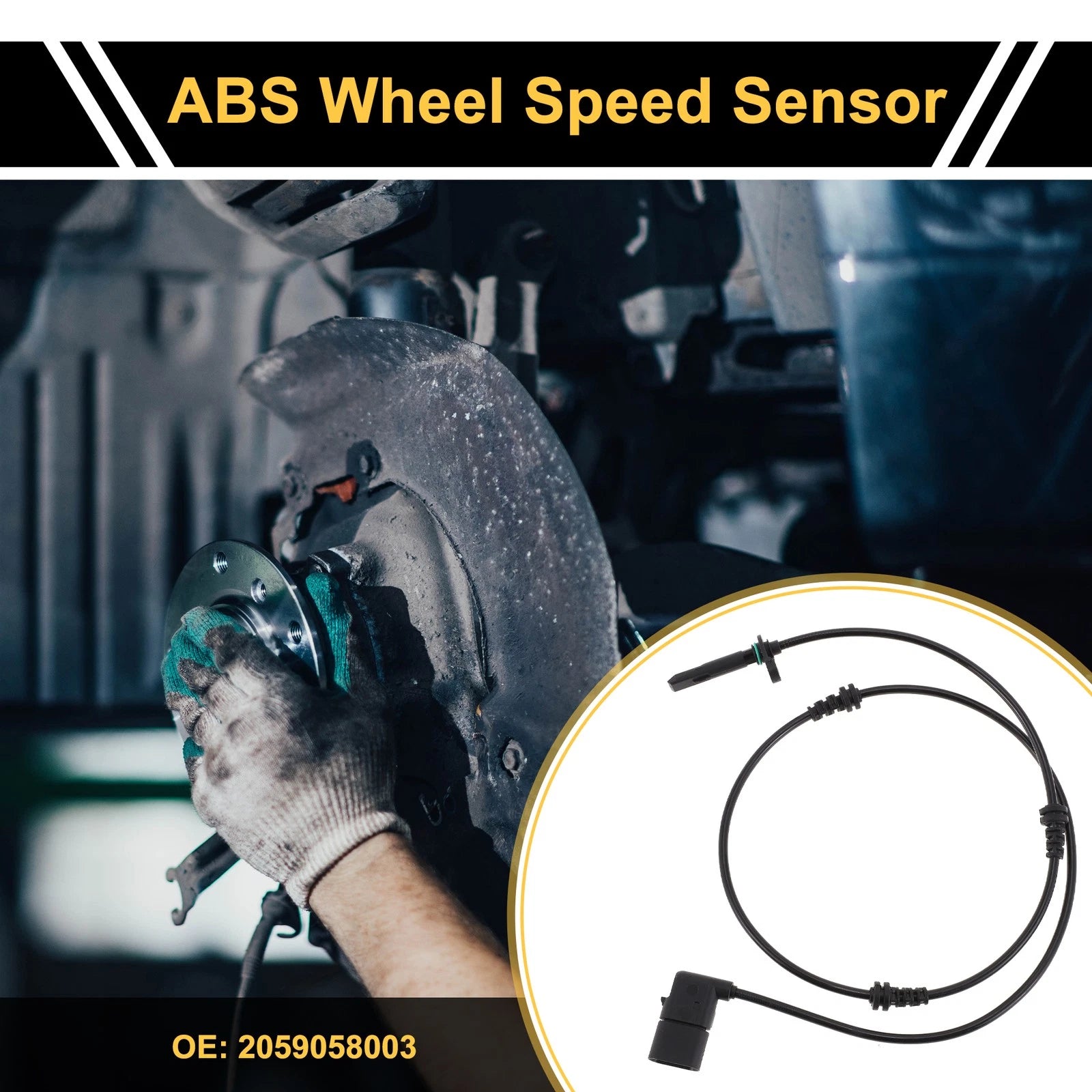 ABS Wheel Speed Sensor No. 2059058003 for Mercedes-Benz C300 (2015–2020)