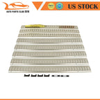 34PC E Track Tie Down Rail Kit for Enclosed Cargo Trailer (5')