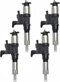 4X Fuel Injector 095000-9800 095000-1810 for Isuzu 4HK1 6HK1 (2000–2023)
