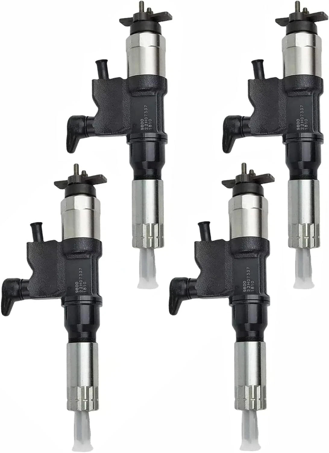 4X Fuel Injector 095000-9800 095000-1810 for Isuzu 4HK1 6HK1 (2000–2023)