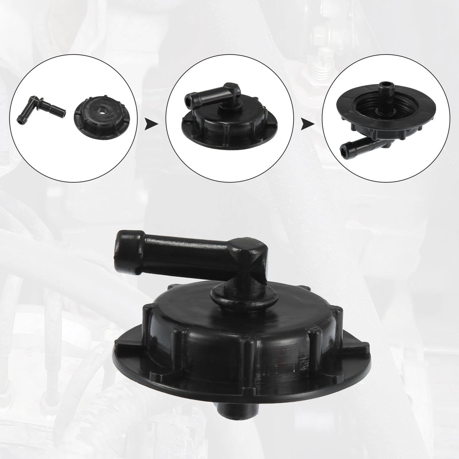 3pcs Windshield Washer Fluid Reservoir Cap for Acura CL (1997–1999)
