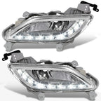 Clear Lens Fog Light with LED Day Running Lamp for Hyundai Veloster (2012–2016)
