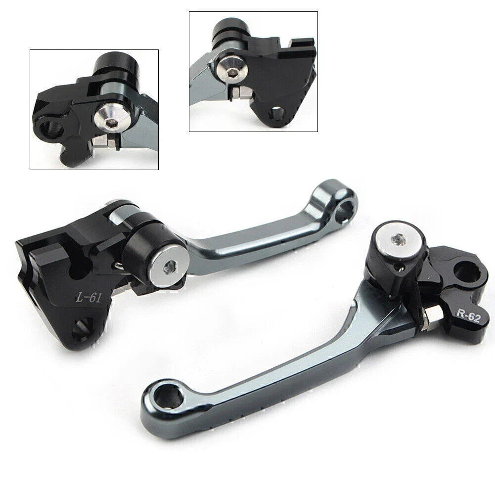 CNC Titanium Pivot Dirt Clutch Brake Levers for Kawasaki KX450F (2006-2012)