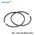 Piston Ring Set STD 50mm for Yamaha Outboard 2T 4/6/8HP (6G1-11610, 6G1-11610-00)