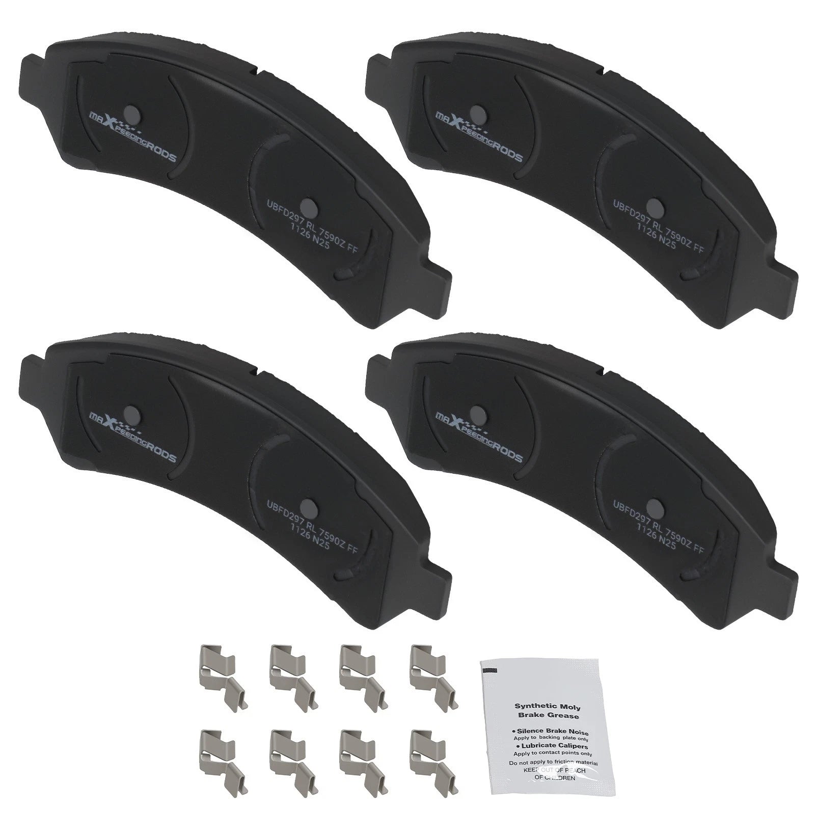 Front Ceramic Brake Pads Set for GMC Jimmy/Sonoma (1998–2004)