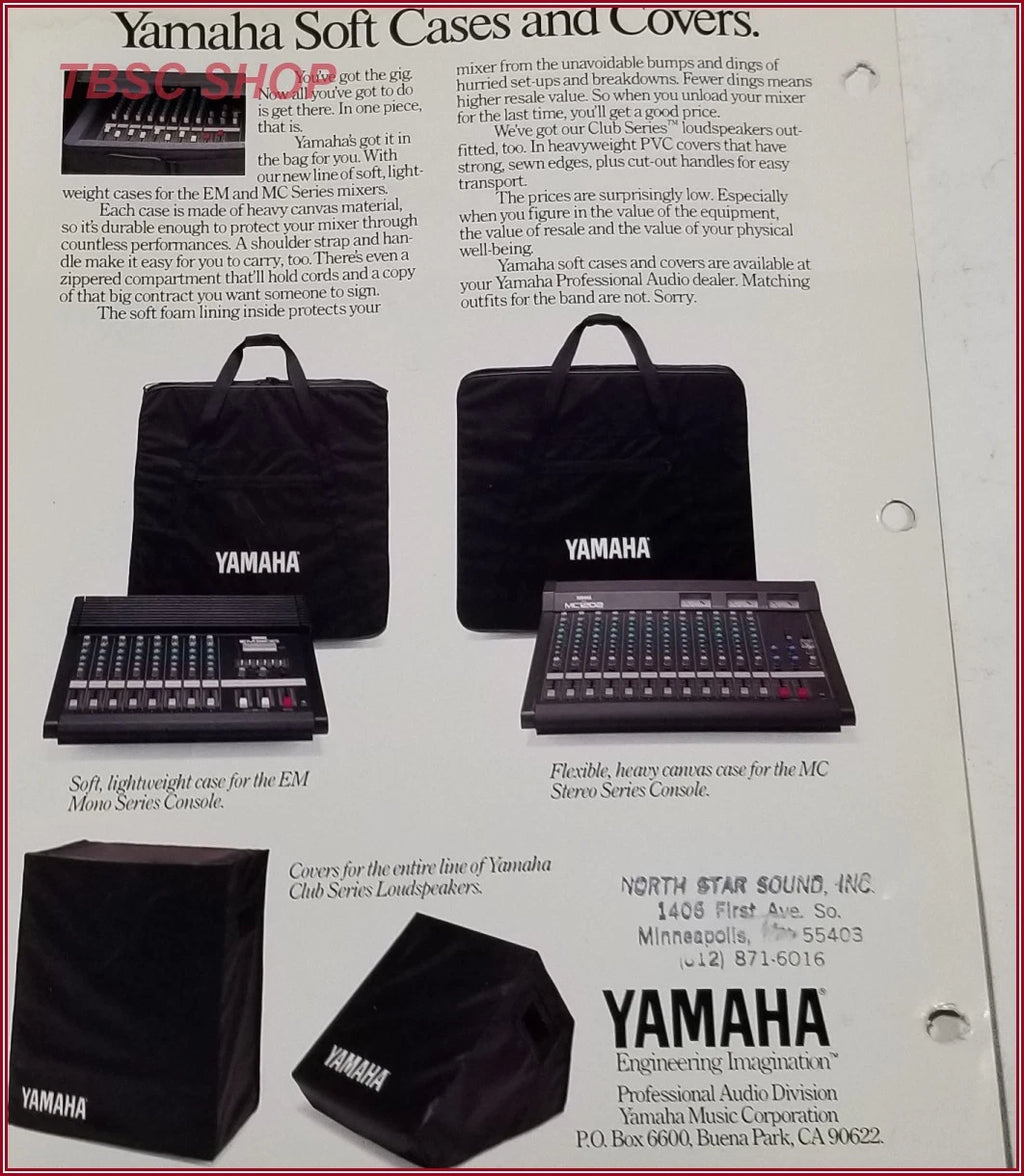 Soft Cases and Covers for Yamaha EMX Mixers