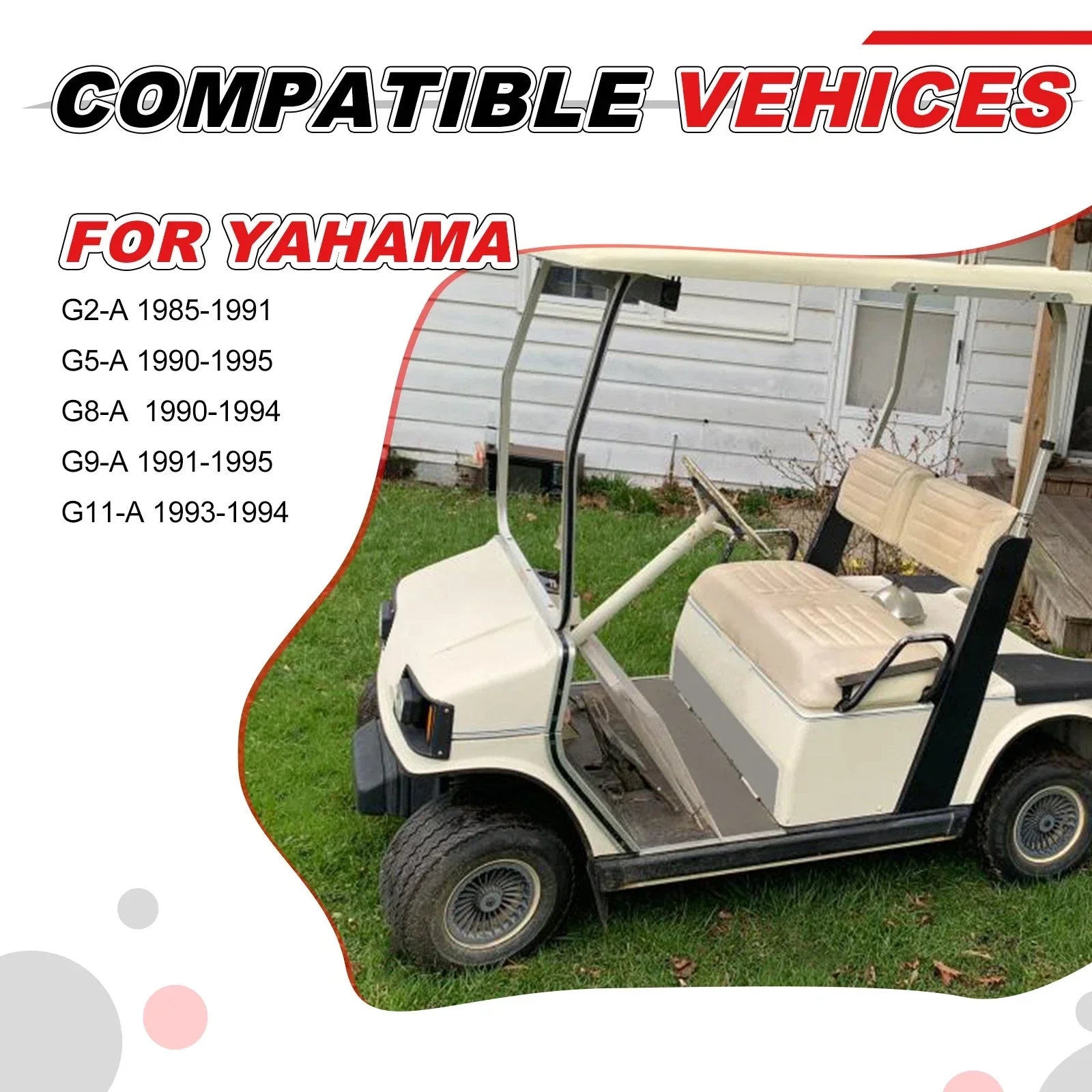 Air Box Lid Cover Cap for Yamaha Golf Cart G5 G5-A G5A Sun Classic Gas (1990–1995)