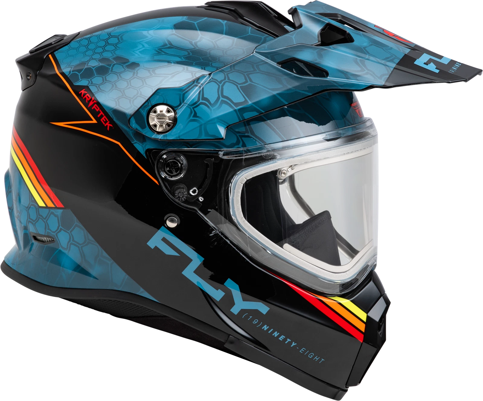 Fly Racing Trekker CW Conceal Helmet for Snow (Large, Slate/Black/Red)