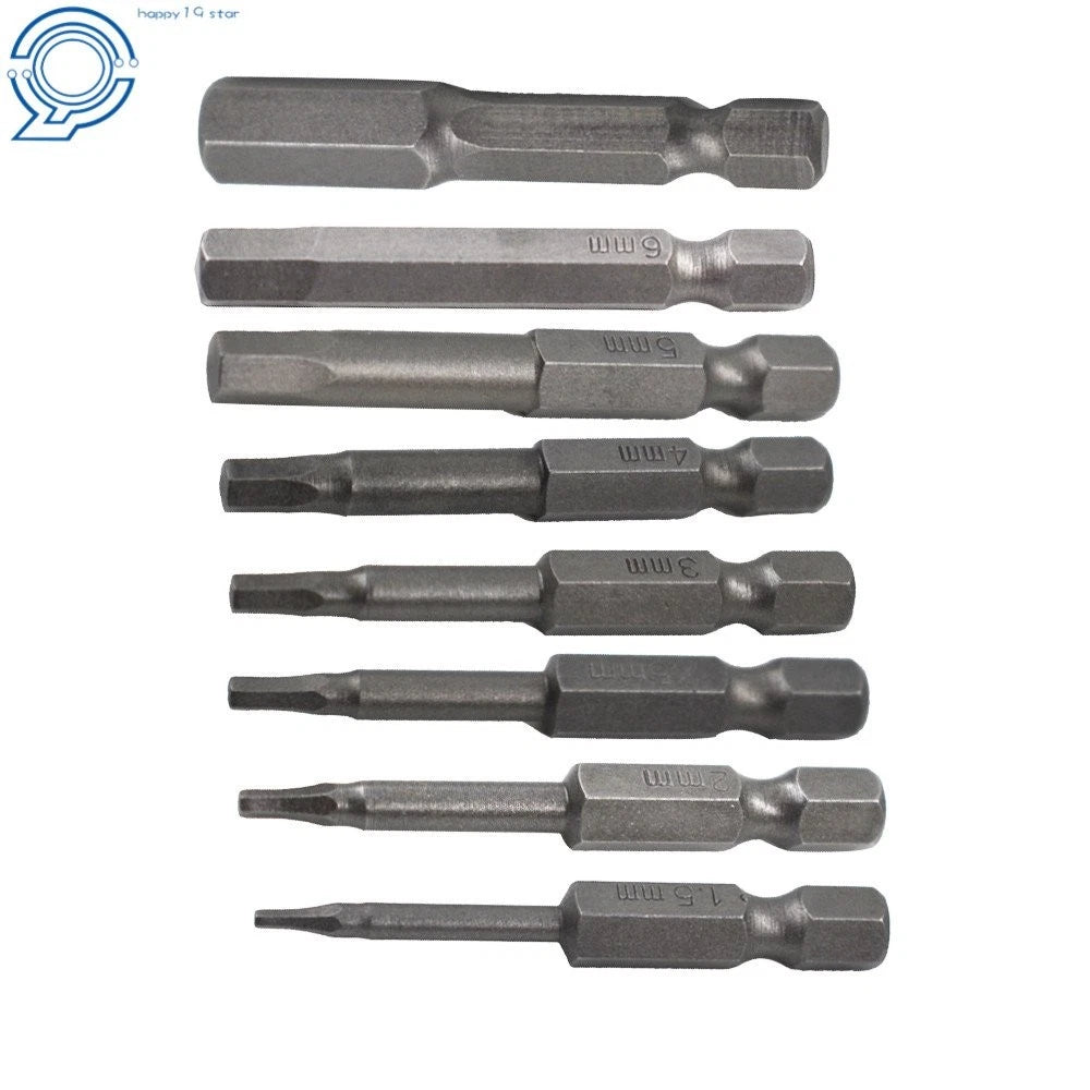 8 Piece Hex Head Allen Bit Set for Impact Driver Drill