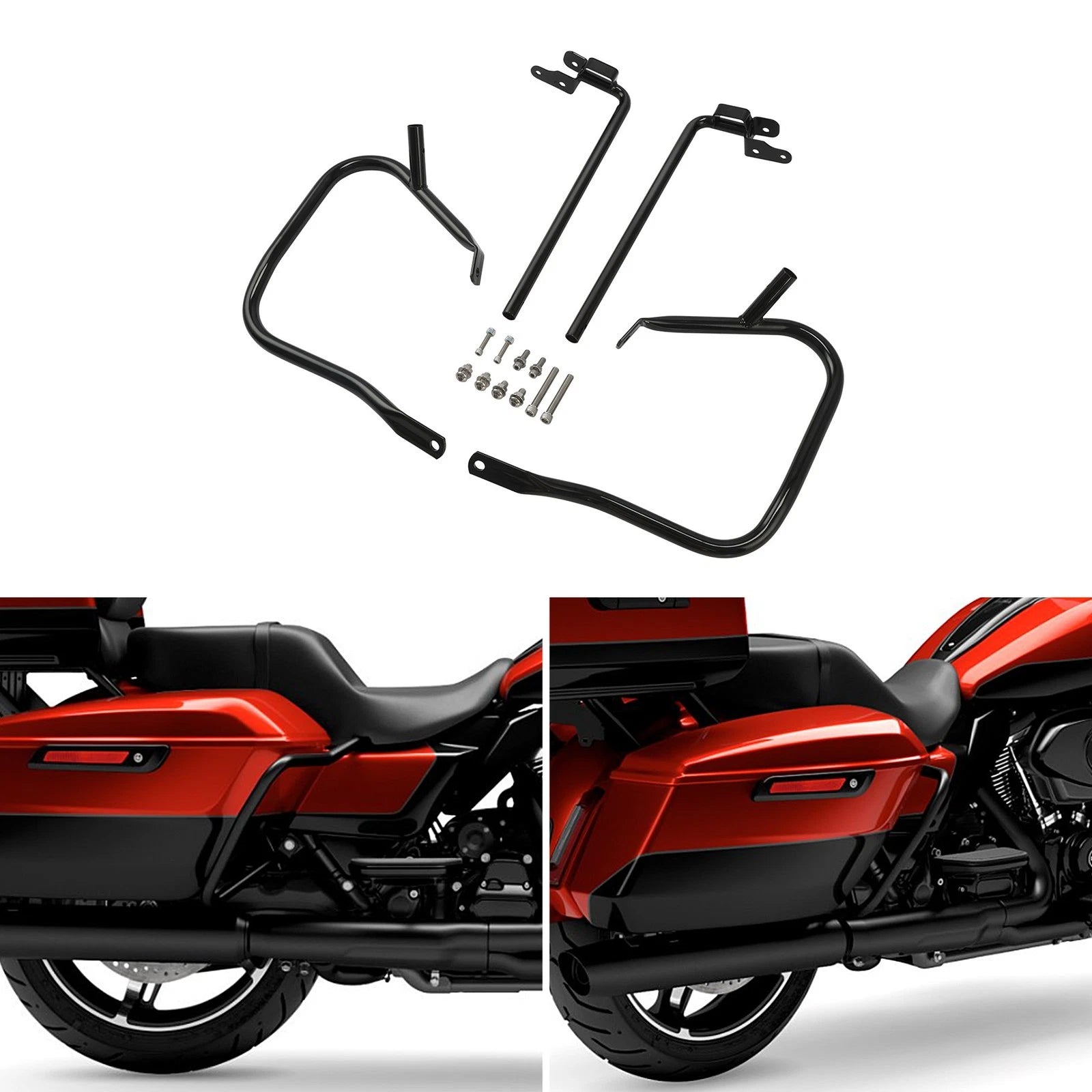 Saddlebag Bracket Guard Support Bar for Harley CVO Street Road Glide (2023–2025)