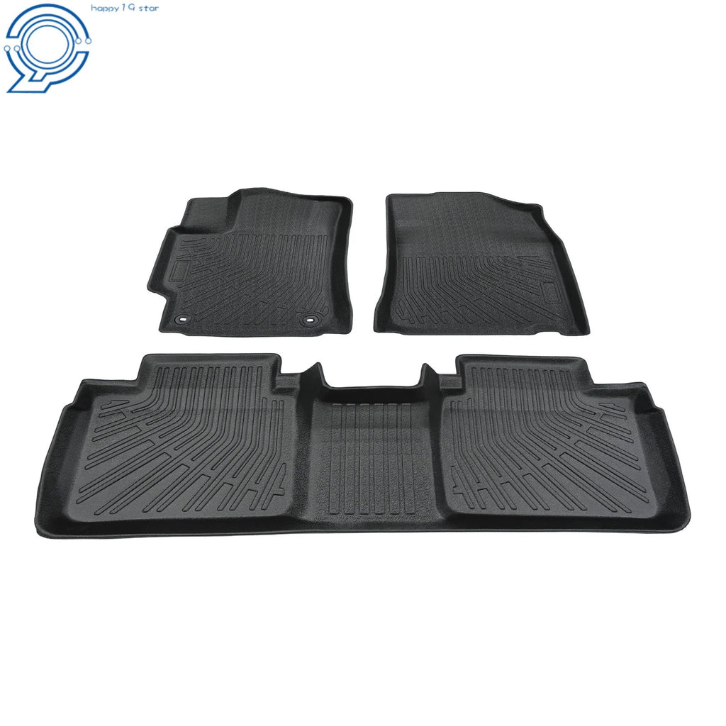 Set of 3 TPE Floor Mats for Toyota Camry (2007–2011) All Weather Black