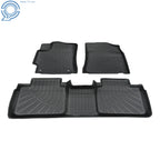 Set of 3 TPE Floor Mats for Toyota Camry (2007–2011) All Weather Black