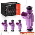 Set of 4 Fuel Injectors for Hyundai Accent (2006–2011) Kia Rio (2009–2011)
