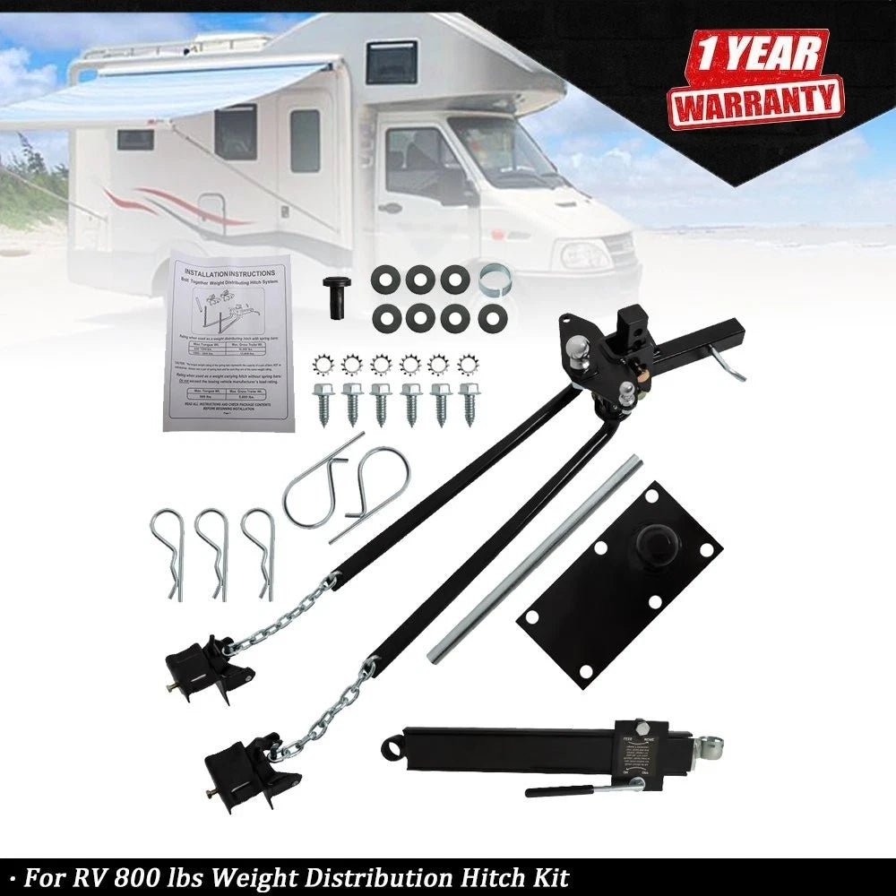 Weight Distribution Hitch Kit for Universal Use (800lb Capacity)