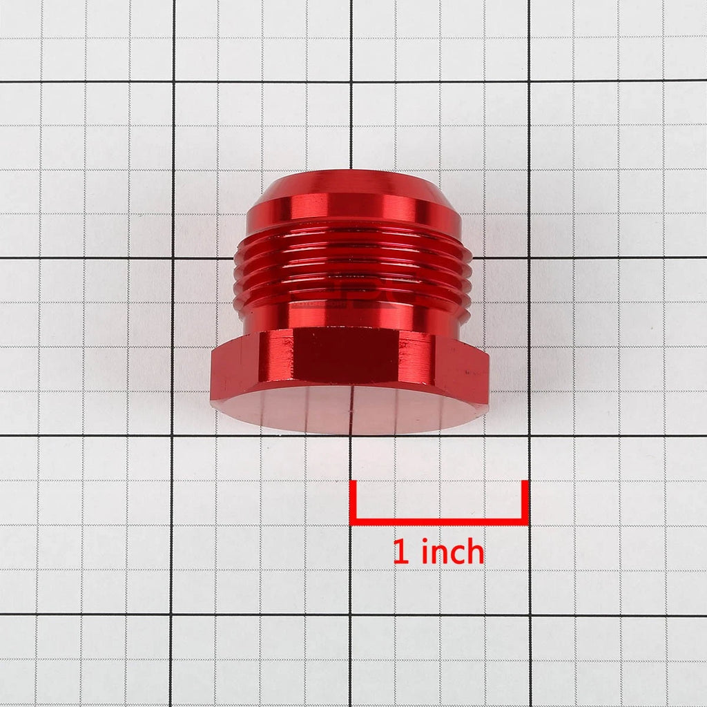 16AN Flare Bolt Nut Cap Plug Lock Fitting Adapter for Universal