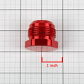 16AN Flare Bolt Nut Cap Plug Lock Fitting Adapter for Universal